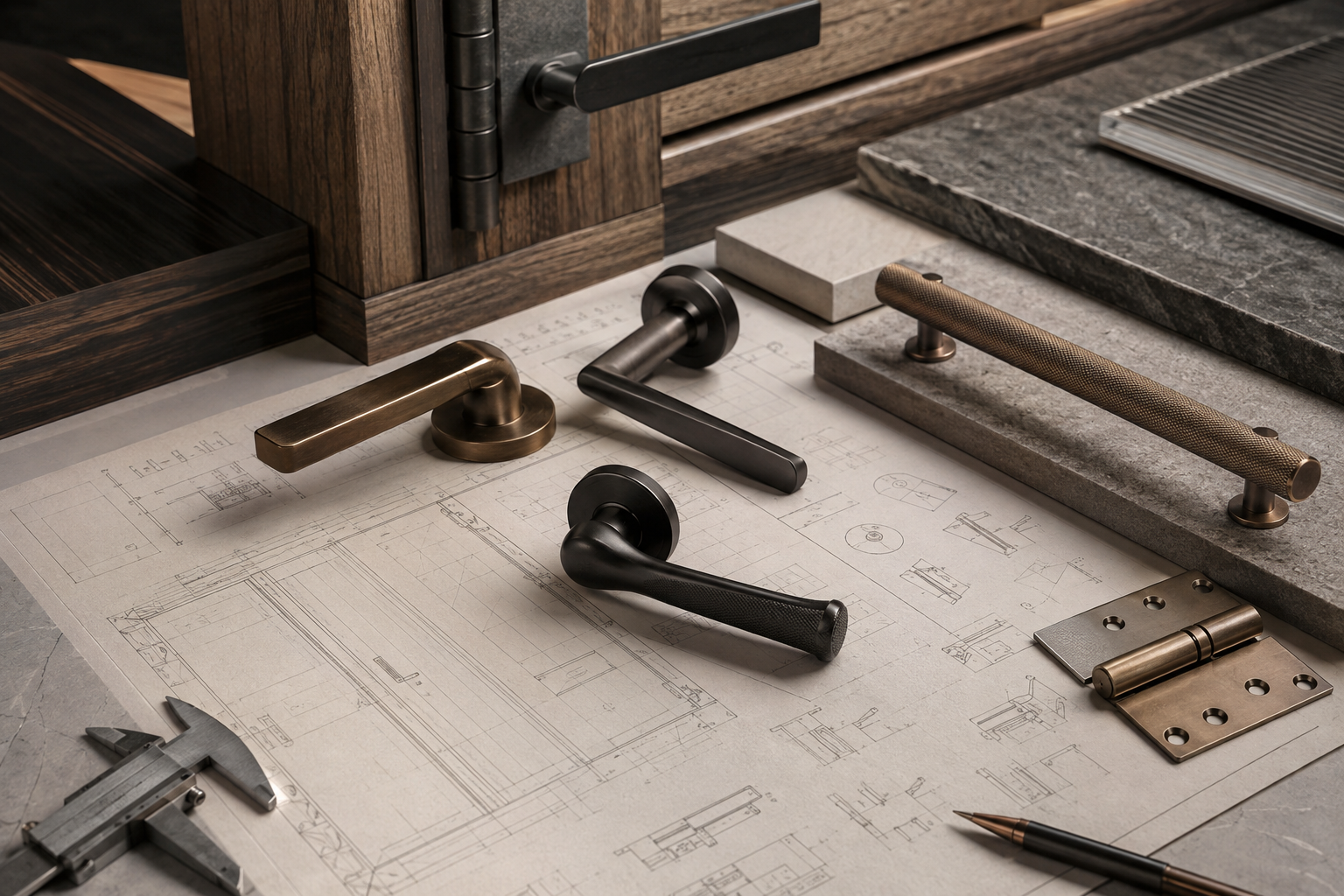 Hardware schedule and production coordination drawings