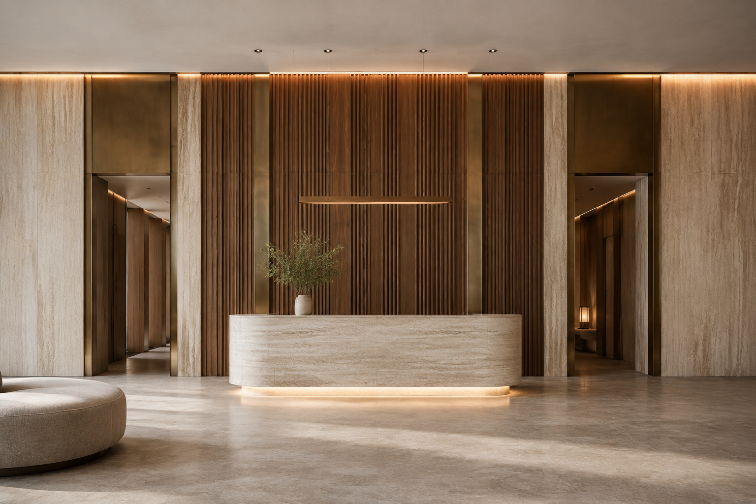 Hotel wall panelling system