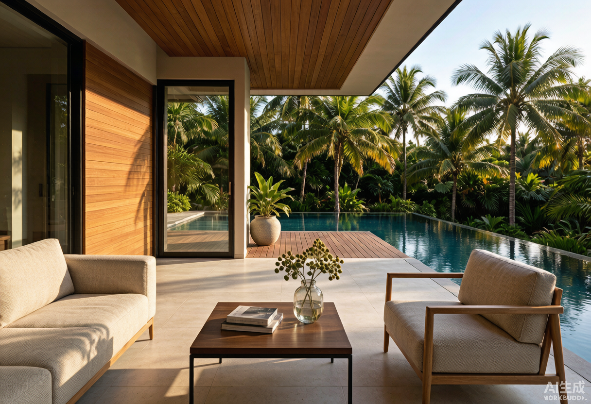 Mombasa pool villa interior