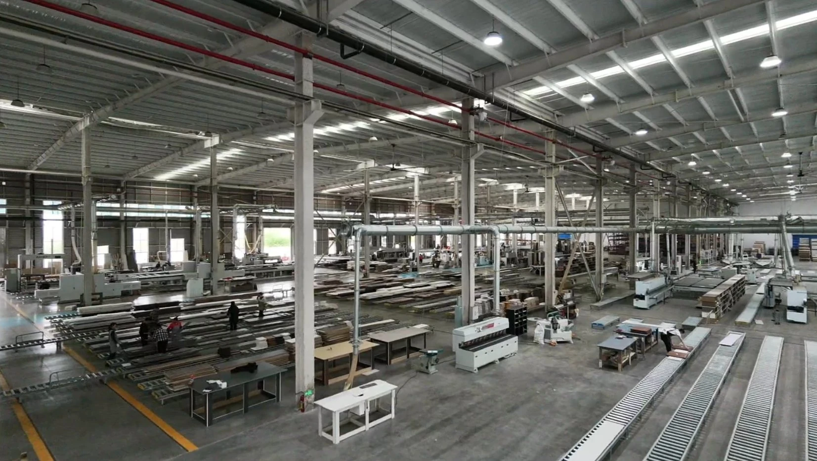 Greenway Interior factory production line for custom interior materials