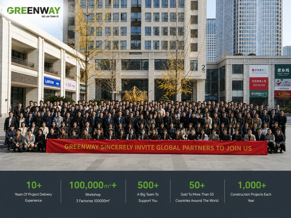 Greenway 500-plus member team welcoming global business partners