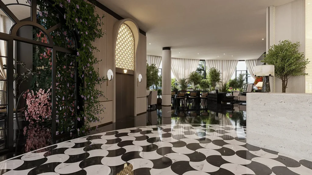 Mexico Botanical Modern Classic Hotel Interior